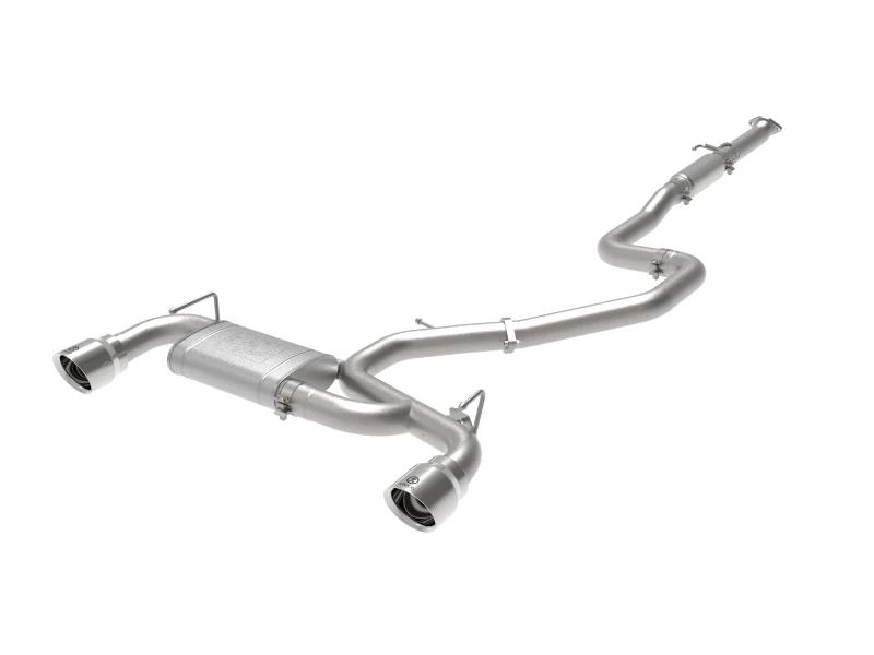 aFe Power Kat-Auspuff - 19-20 Hyundai Veloster N L4-2.0L (t) mit polierten Endrohren