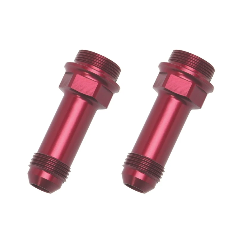 Russell Performance 7/8 Zoll -20 x -8 AN-Männliche Flare Extended (2 Stück) (Rot/Blau)