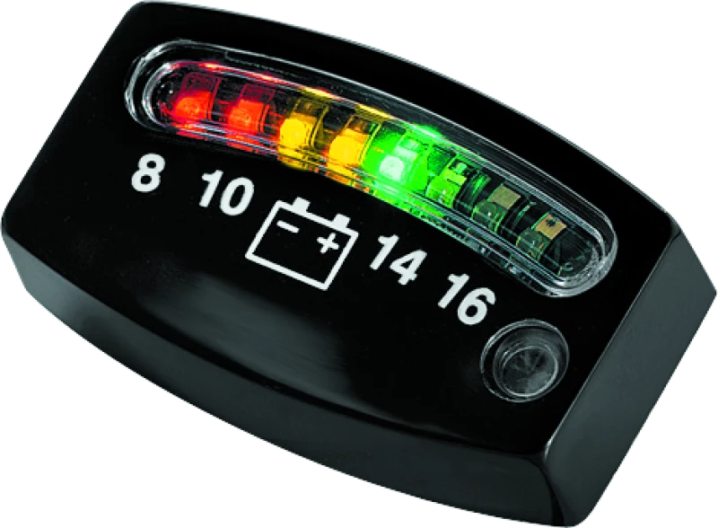 Kuryakyn LED Batteriestandsanzeige Universal Schwarz