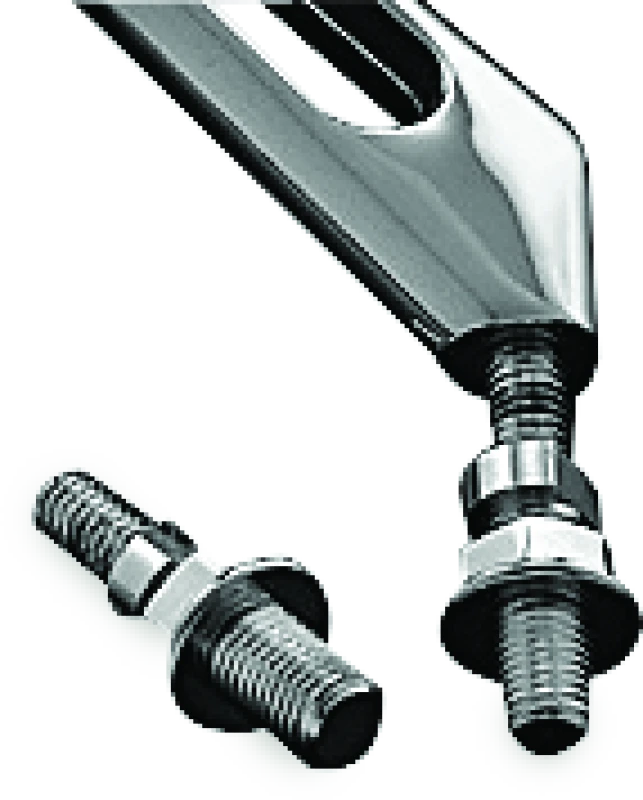 Kuryakyn Mirror Adapter Metric Chrome