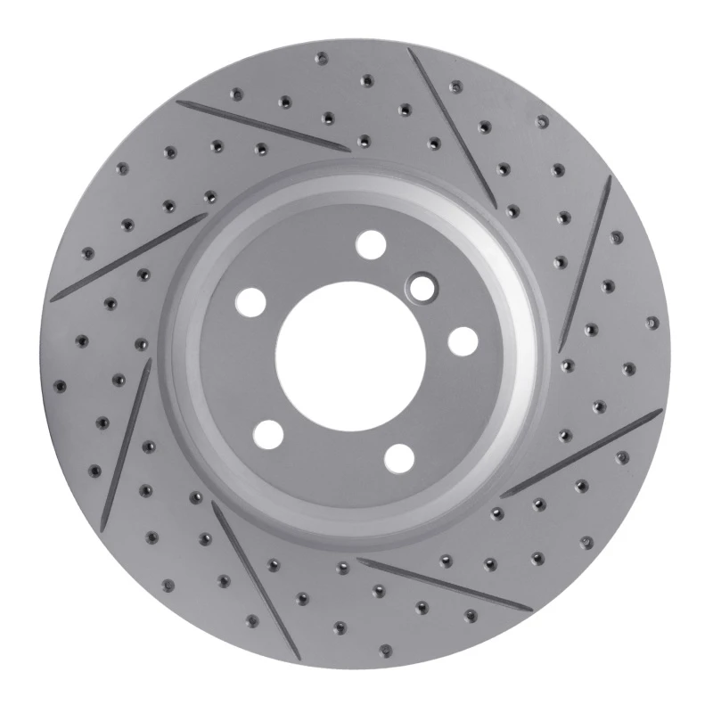 DFC 07-15 BMW 335I Front Right Drilled & Slotted Geoperformance Rotor