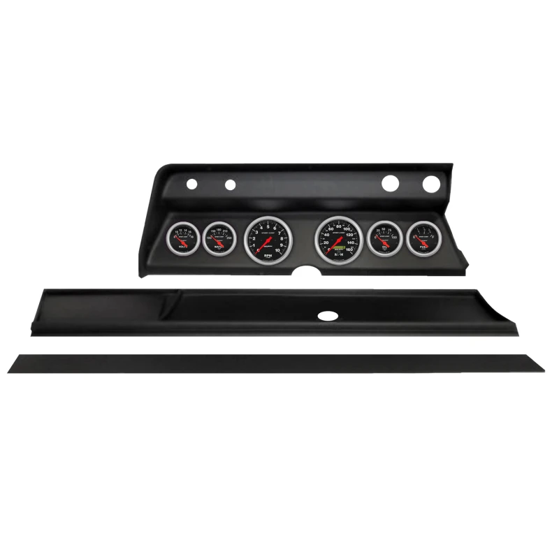Autometer Sport-Comp Direct Fit Dash Kit 1966 Chevy Chevelle (2 x 3-3/8in. / 4 x 2-1/16in.)