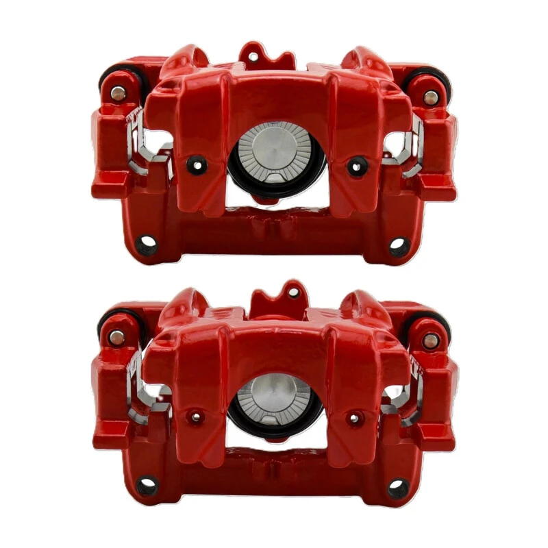 Power Stop 20-25 Lincoln Corsair Rear Red Caliper w/Bracket (Pair)