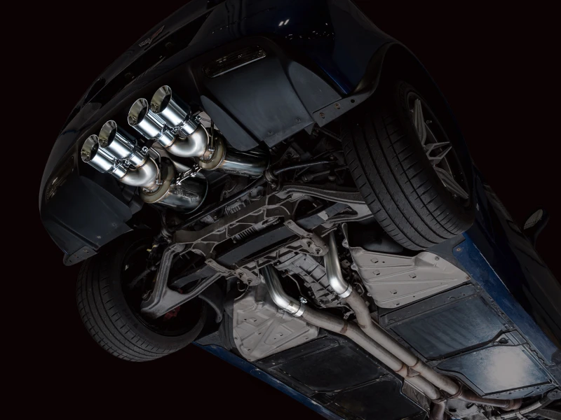 AWE Tuning C6 Chevrolet Corvette Z06/ZR1 Track Edition Axle-back Exhaust w/ Chrome Silver Tips