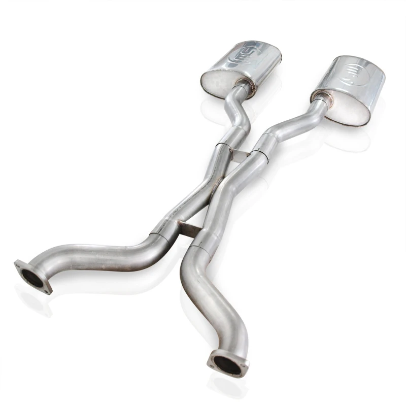 Stainless Works 2003-11 Crown Victoria/Grand Marquis 4,6L 2-1/2-Zoll-Abgasanlage mit Kammer-Schalldämpfern ohne Endrohre