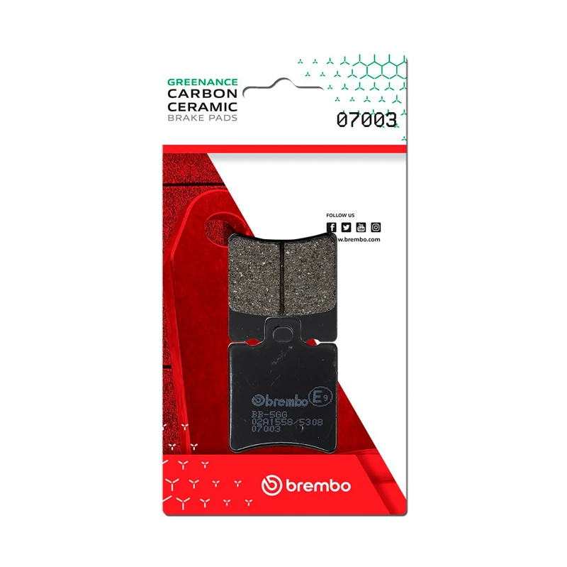 Brembo OE Carbon Ceramic Brake Pad - Front for Piaggio Storm/Piaggio Tph/Piaggio Zip/Piaggio Typhoon