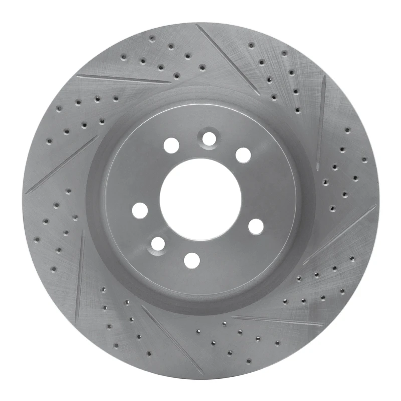 DFC 06-17 Land Rover Range Rover Sport Front Right Drilled & Slotted Geoperformance Rotor
