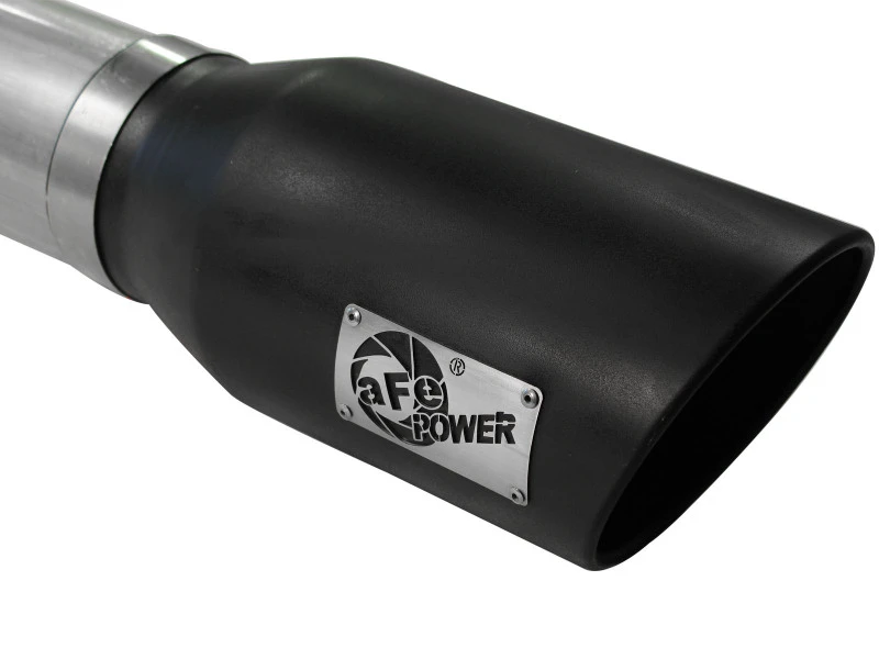 aFe MACHForce XP 5 Zoll DPF-Back Edelstahl Auspuff, Schwarz, Ford Diesel LKW 11-14 V8-6.7L td