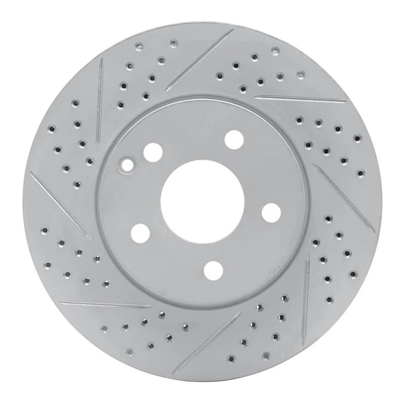 DFC 03-09 Mercedes-Benz E320 Front Left Drilled & Slotted Geoperformance Rotor