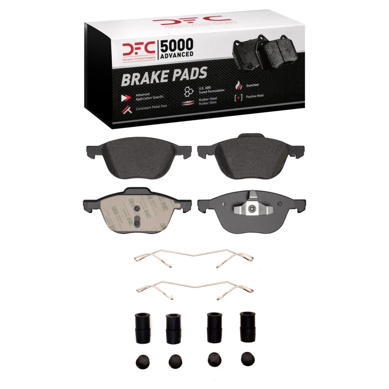 DFC 04-18 Ford EcoSport (Mexico) Front 5000 Advanced Ceramic Brake Pads and Hardware Kit