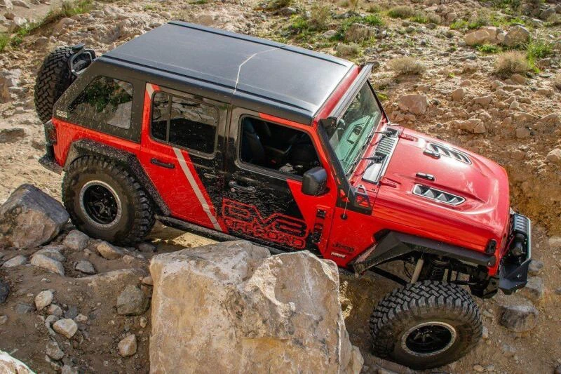 DV8 Offroad Rubicon Replica Motorhaube für 2018+ Jeep Wrangler