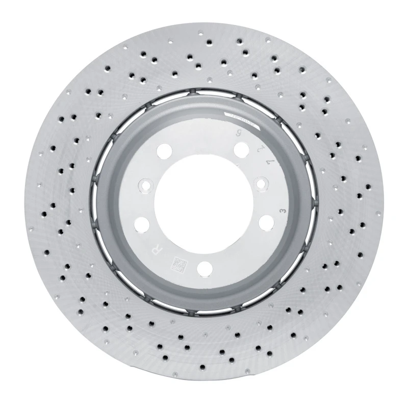 DFC 16-23 Porsche Cayman Right Rear Drilled Hi-Carbon Alloy Geomet Coated Rotor