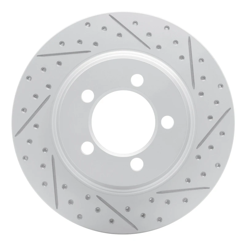 DFC 67-67 Ford Country Squire Front Right Drilled & Slotted Geoperformance Rotor