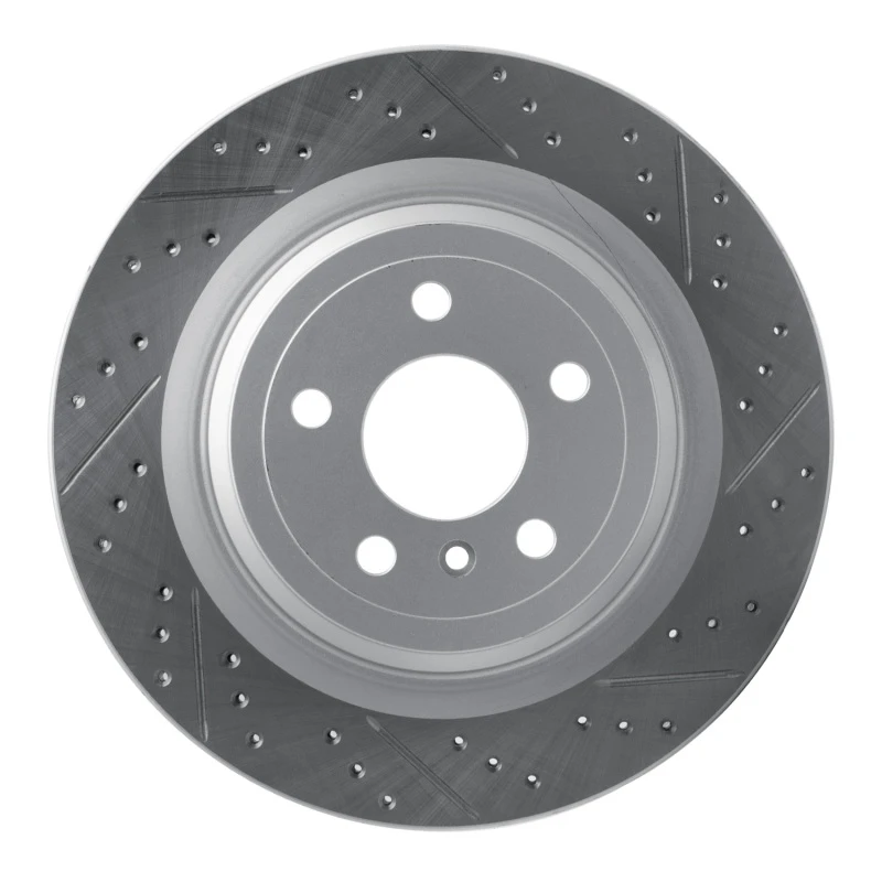 DFC 12-19 Mercedes-Benz Gle43 AMG Rear Right Drilled & Slotted Geoperformance Rotor