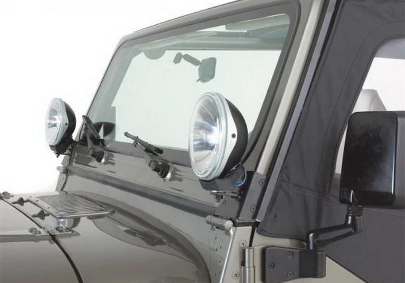 Rampage Windshield Hinge Light Bracket für 1997-2006 Jeep Wrangler (TJ)