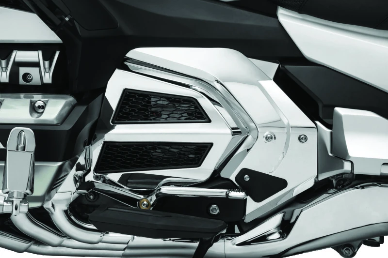 Kuryakyn Omni Transmission Covers Chrom für 2018–2021 Honda Gold Wing GL1800