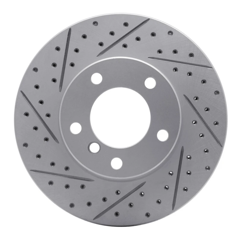 DFC 96-03 BMW 528I Front Left Drilled & Slotted Geoperformance Rotor