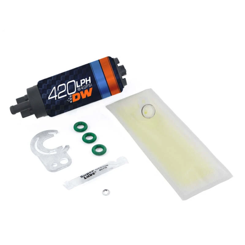 Deatschwerks DW420 Serie 420lph In-Tank Kraftstoffpumpe mit Installations-Kit für Miata 89-93