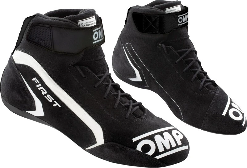 OMP FIRST SHOES FIA 8856-2018 NAVY BLUE / ORANGE SZ 45