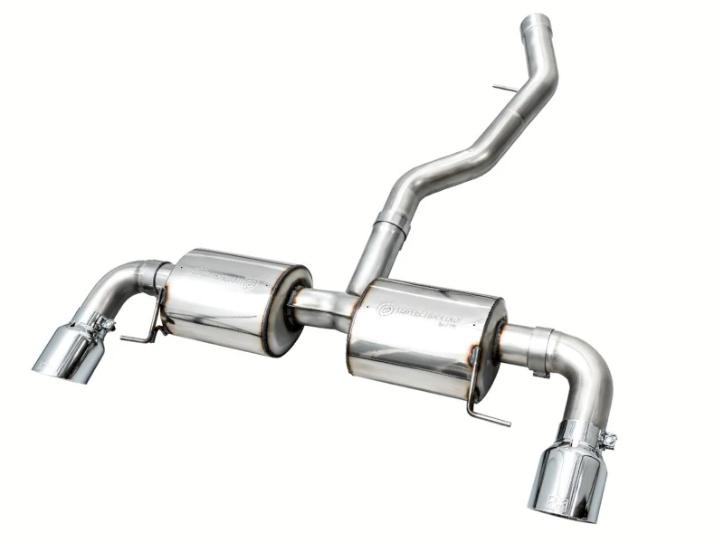 AWE 19-23 BMW 330i / 21-23 BMW 430i Basis G2X Touring Axle Back Auspuff - Chrom Silber