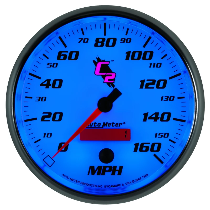 Autometer C2 5 inch 160MPH In-Dash Electronic Programmable Speedometer