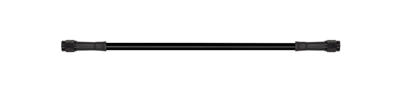 Goodridge 70in Universal Brake Line Assembly w/Black Zinc Fittings & Black Hose