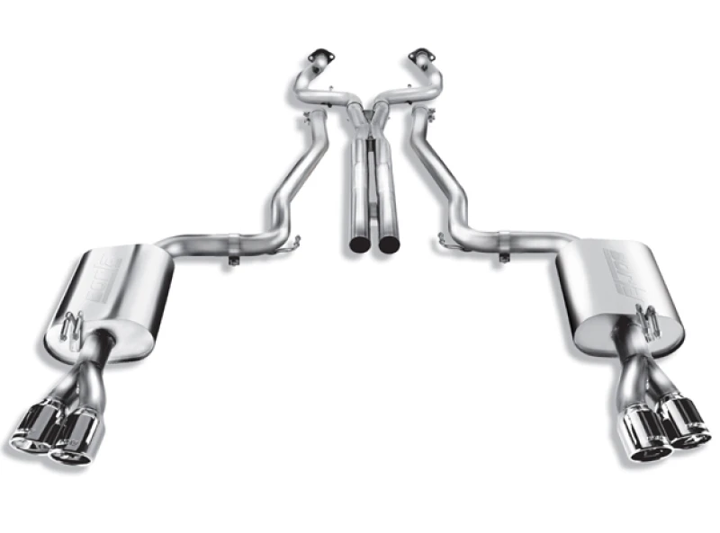 Borla 08-09 Pontiac G8/GT 6.0L 8cyl SS Kat-Back-Auspuff mit X-Rohr