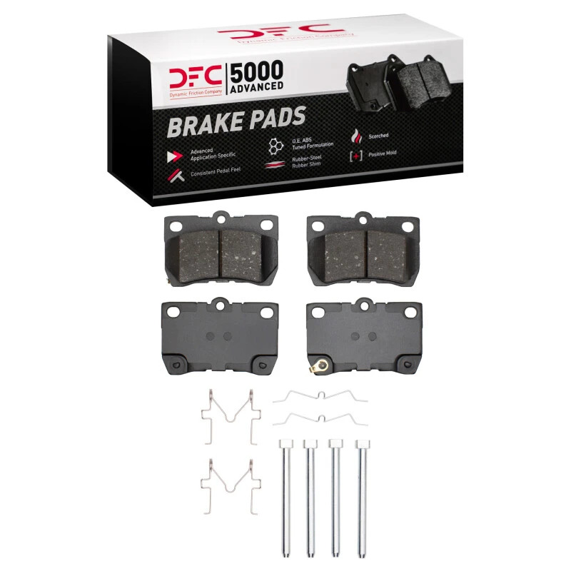 DFC 06-13 Lexus IS250 Rear 5000 Advanced Ceramic Brake Pads and Hardware Kit