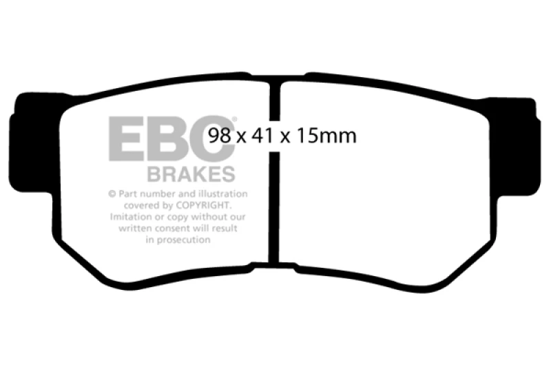 ebc_DP61392-67931fbcb6e7d EBC 08-09 Hyundai Azera 3.3 Greenstuff Rear Brake Pads