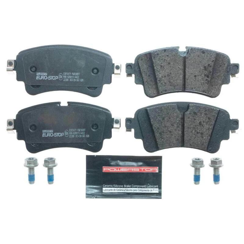 Power Stop 18-20 Audi SQ5 Euro-Stop ECE-R90 Rear Brake Pads