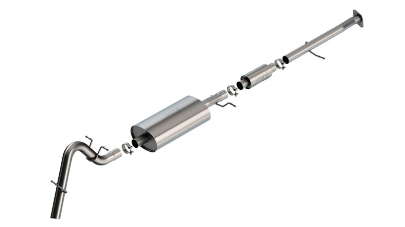 Borla 23-24 Chevrolet Colorado / 23-24 GMC Canyon S-Type Catback Auspuff mit Turndown-Tipps