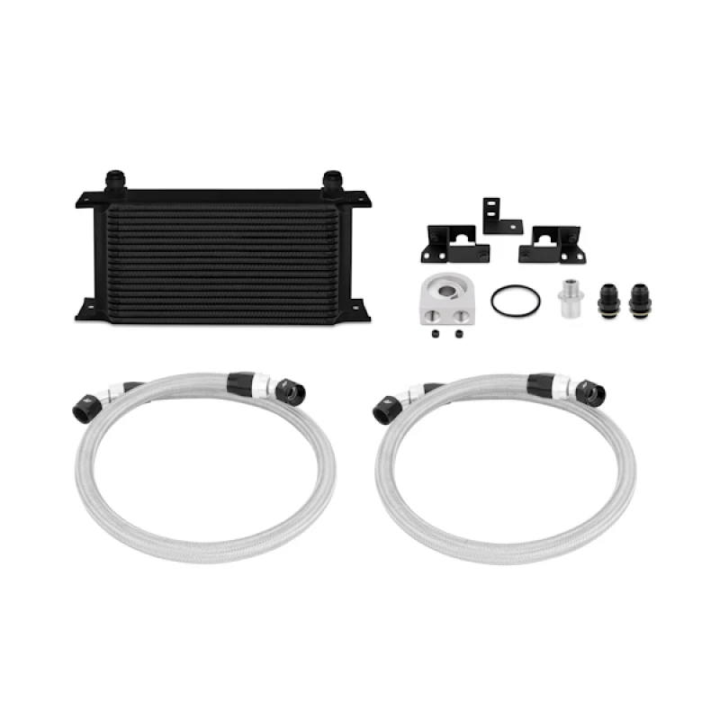 Mishimoto 07-11 Jeep Wrangler JK Öl-Kühler-Kit - Schwarz