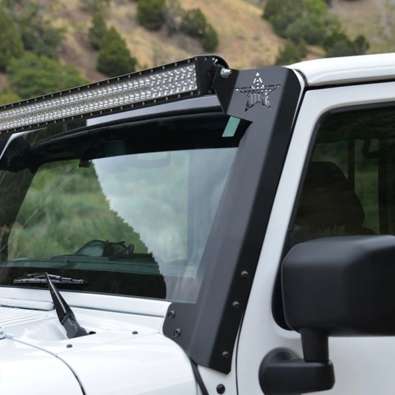 Rock Slide 07-18 Jeep JK 2-4 Door JK 50In Led A Pillar Light Brackets