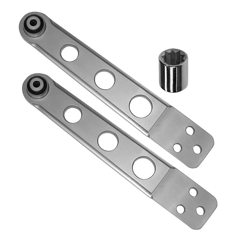 SPC Performance 02-06 Honda CR-V/Acura RSX/03-10 Element Silber eloxierte hintere untere Lenker