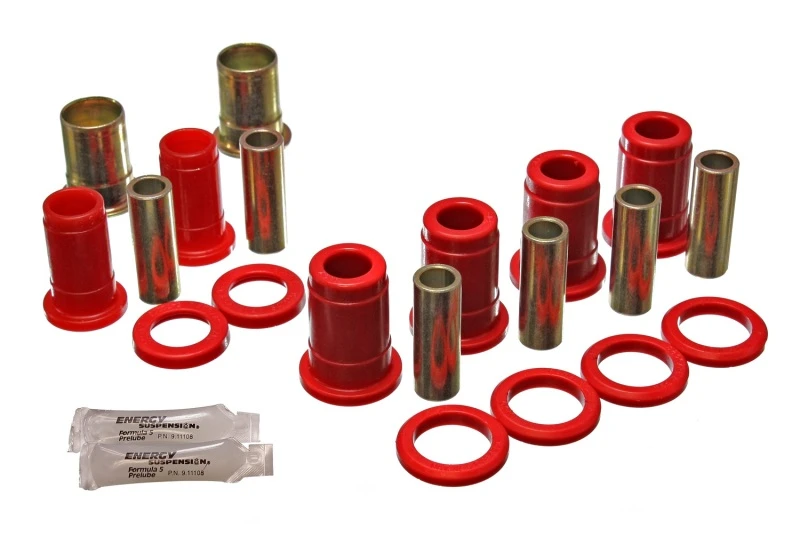 Energy Suspension 59-64 Bel Air/Impala / 64 El Camino (mit Single U/A) Rote Hintere C/A-Buchsen-Set