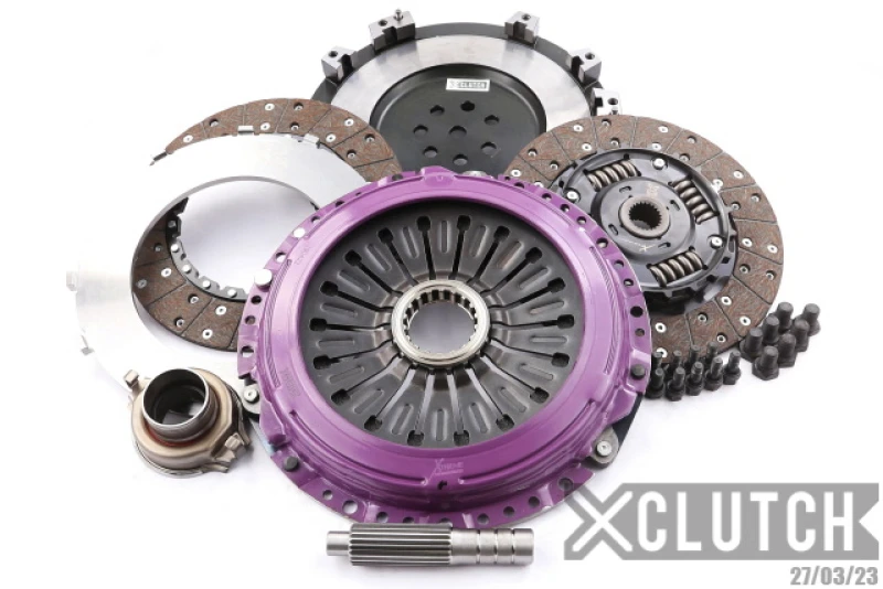 XClutch 10.5in Twin Sprung Organic Clutch Kit for 1997 Mitsubishi Lancer EVO IV 2.0L