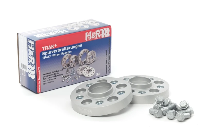 h%26r_50456502-6793409e448f2 H&R Trak+ 40mm DRA Wheel Spacers - Bolt Pattern 5/112 Center Bore 66.5 Stud Thread 14x1.5 - Black