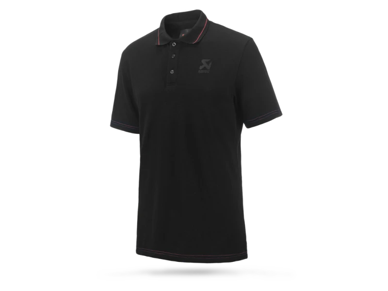 Akrapovic Corpo Polo Black Mens - XS