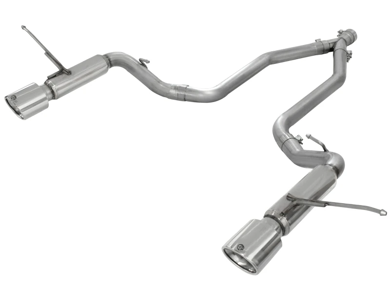aFe MACHForce XP 14+ Jeep Grand Cherokee V6 3.0L (td) 2,5 Zoll DPF-Back 409 Edelstahl Auspuff mit Resonatoren