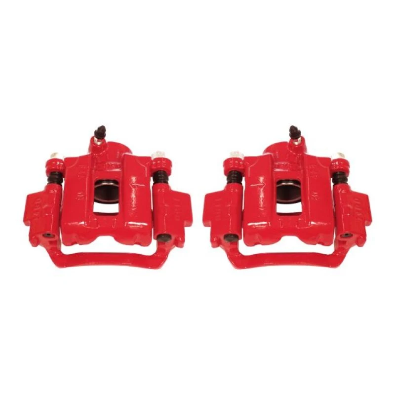 Power Stop 10-18 Lexus GX460 Rear Red Calipers w/Brackets - Pair