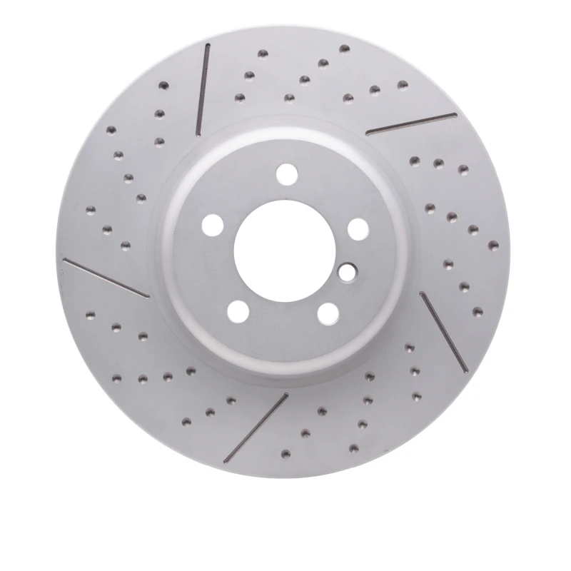 DFC 13-20 BMW ActiveHybrid 3 Front Hi-Carbon Alloy Geomet Coated Rotor - Dimpled and Slotted