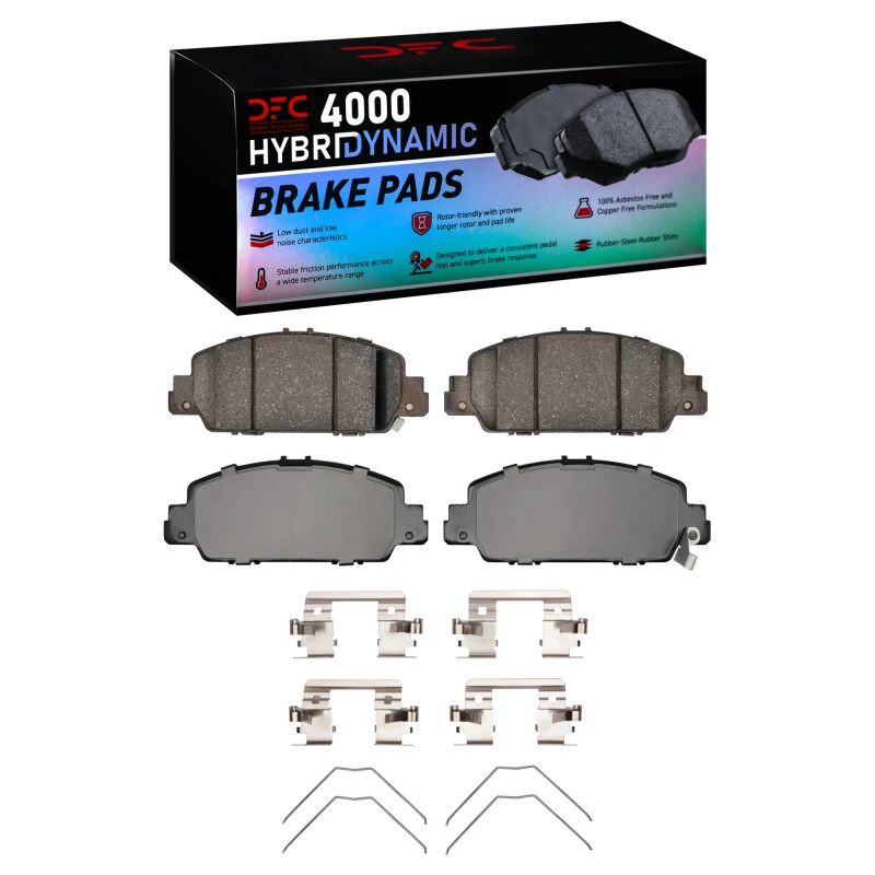 DFC 13-25 Honda Accord Coupe Front 4000 HybriDynamic Brake Pads and Hardware Kit