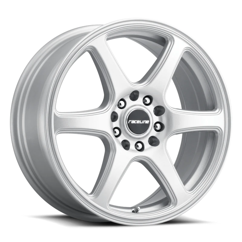 Raceline 146S Matrix 15x7in / 5x100/5x114.3 BP / 40mm Offset / 72.62mm Bore - Gloss Silver Wheel