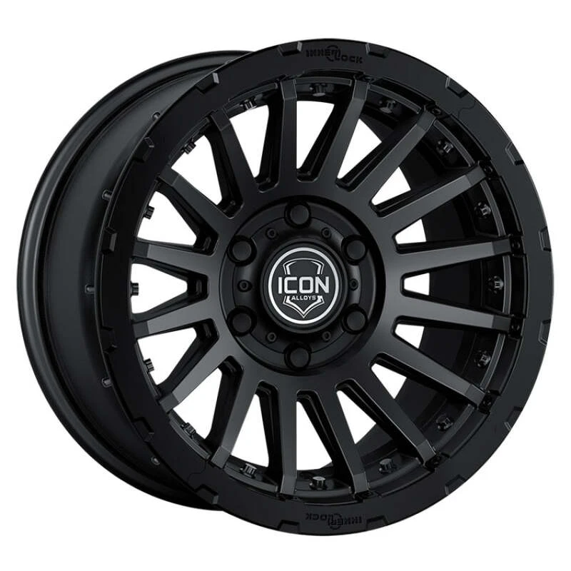 Icon Alloys Recon Pro Satin Black - 18 X 9 - 6 X 5.5 - 0MM 5in BS