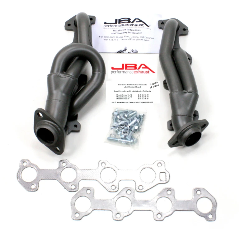 JBA Cat4Ward® Shorty Header for 04-07 Dodge Dakota/Ram 4.7L PowerTech