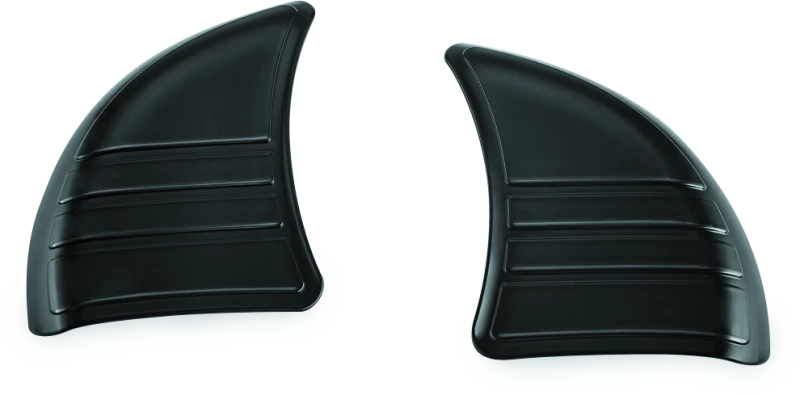 Kuryakyn Tri-Line Inner Fairing Cover Plates Gloss Black