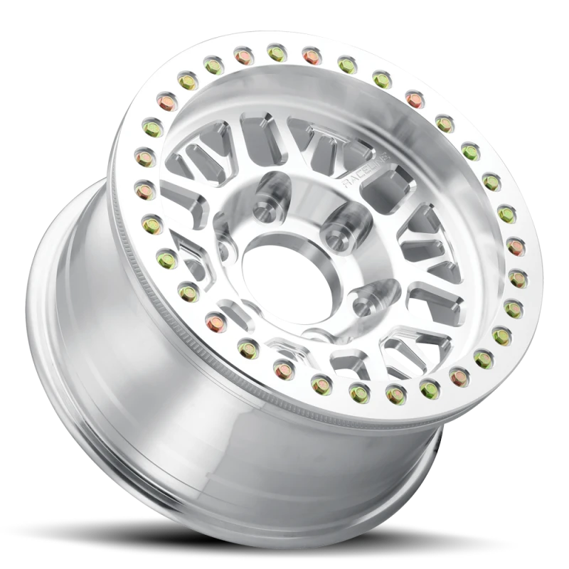 Raceline RT951F Ryno 17x9in / 8x165.1 BP / -12mm Offset / 130.81mm Bore - Machined Beadlock Wheel
