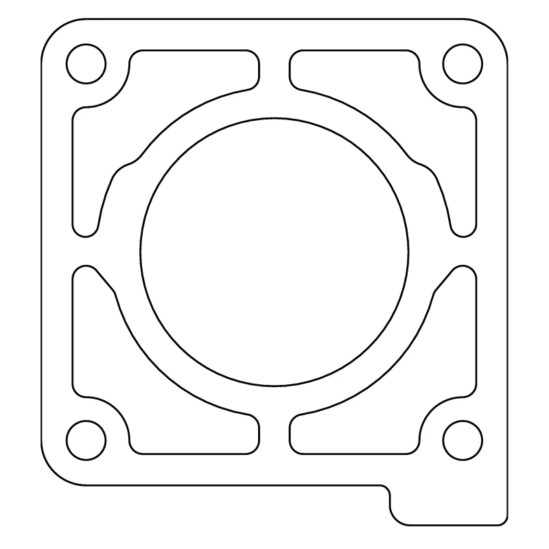 Cometic Ford 302 5.0L .031in Faser-Drosselklappen-Gasket - 1986-1993