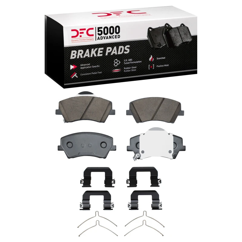 DFC 17-22 Hyundai Elantra Front 5000 Advanced Ceramic Brake Pads and Hardware Kit