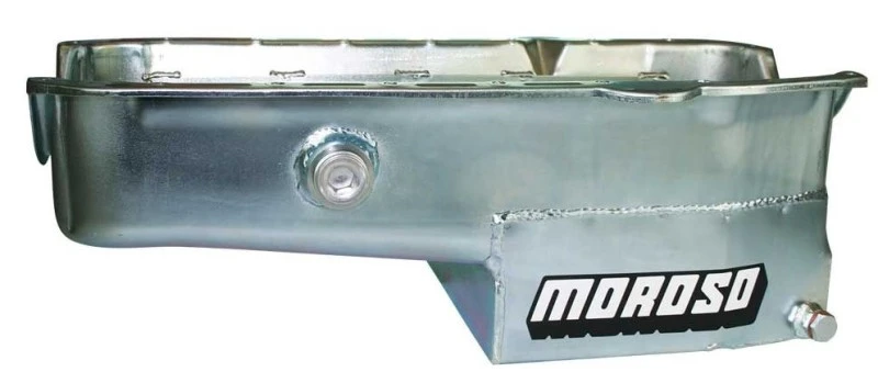 Moroso 80-85 Chevrolet Small Block Wet Sump 7qt 7.5in Steel Oil Pan